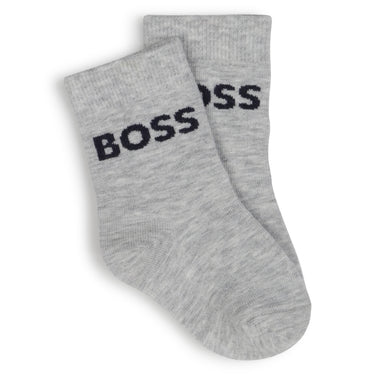BOSS Calcetines para bebe set de 3 pares 2 tonos de azul, y gris